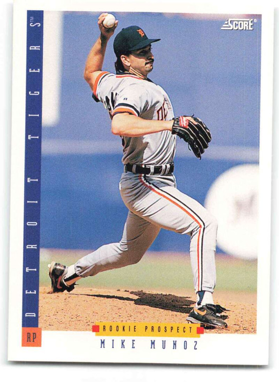 1993 Score #228 Mike Munoz NM-MT  Detroit Tigers 
