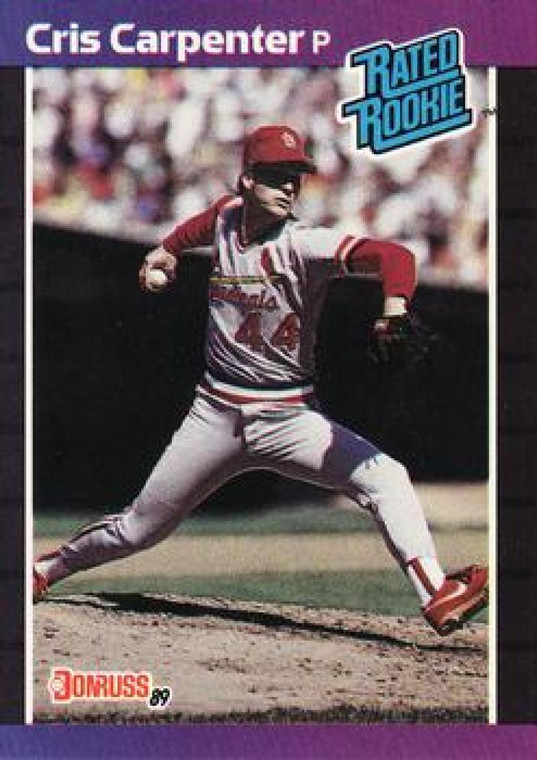 1989 Donruss #39 Cris Carpenter/ NM-MT RC Rookie St. Louis Cardinals 