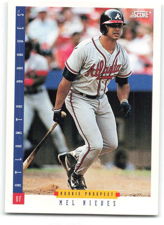 1993 Score #248 Melvin Nieves NM-MT  Atlanta Braves 