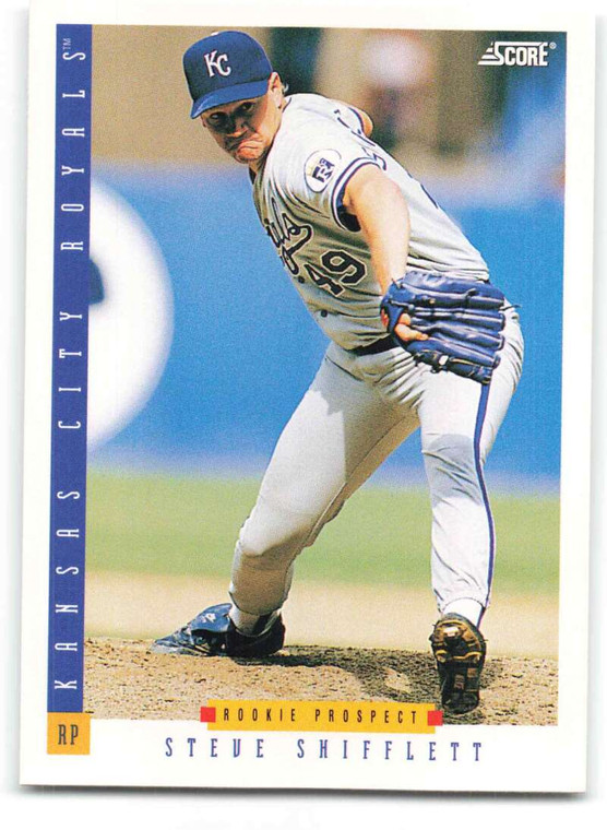 1993 Score #266 Steve Shifflett NM-MT  Kansas City Royals 