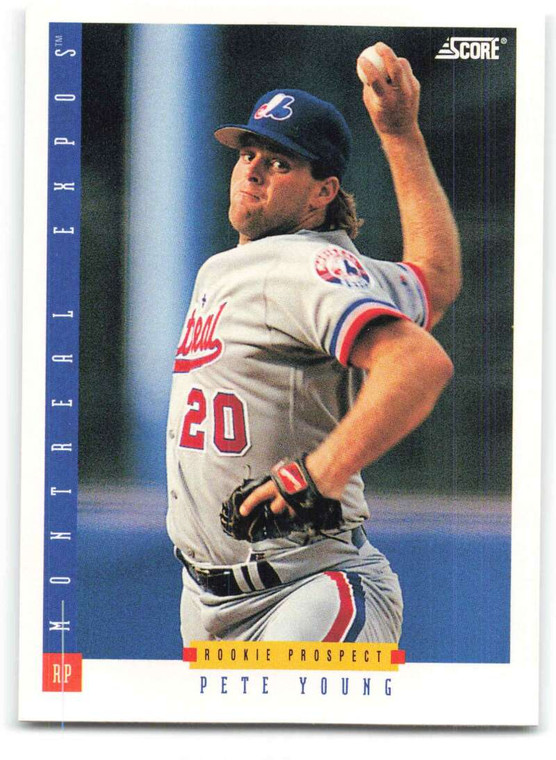 1993 Score #269 Pete Young NM-MT  Montreal Expos 