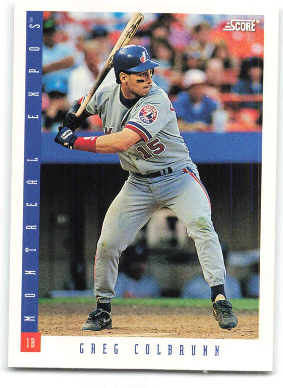 1993 Score #271 Greg Colbrunn NM-MT  Montreal Expos 
