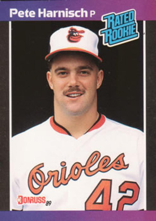 1989 Donruss #44 Pete Harnisch/ NM-MT RC Rookie Baltimore Orioles 