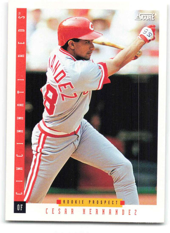 1993 Score #302 Cesar Hernandez NM-MT  Cincinnati Reds 