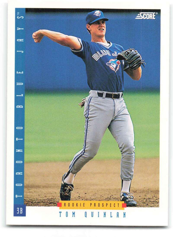 1993 Score #309 Tom Quinlan NM-MT  RC Rookie Toronto Blue Jays 