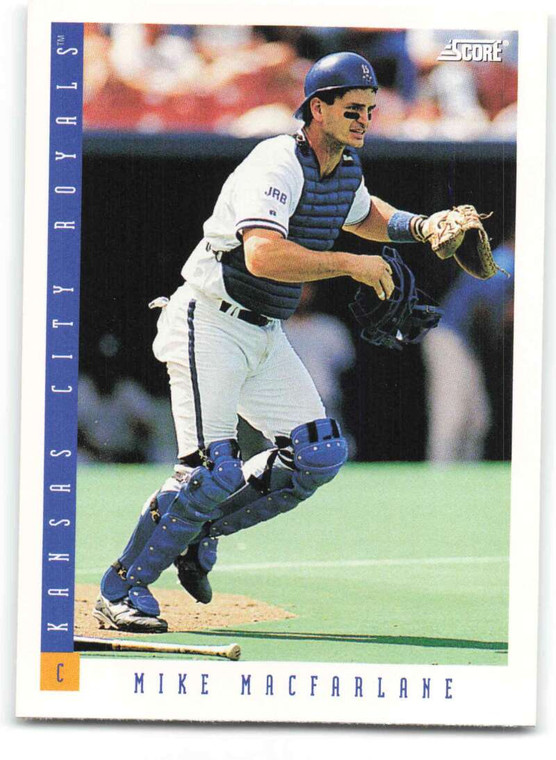 1993 Score #323 Mike Macfarlane NM-MT  Kansas City Royals 