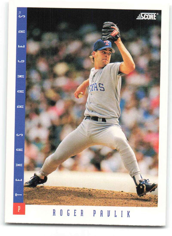 1993 Score #325 Roger Pavlik NM-MT  Texas Rangers 