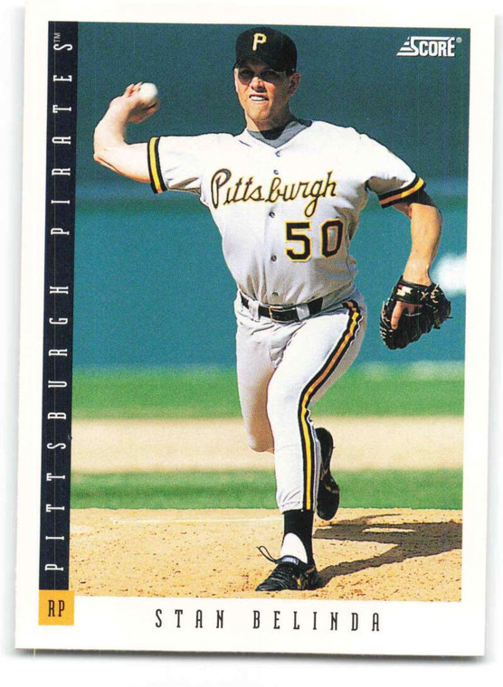 1993 Score #369 Stan Belinda NM-MT  Pittsburgh Pirates 