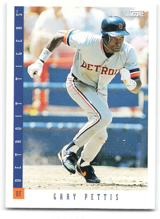1993 Score #442 Gary Pettis NM-MT  Detroit Tigers 
