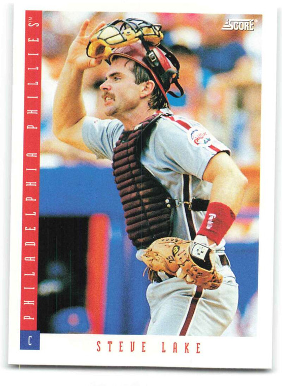 1993 Score #443 Steve Lake NM-MT  Philadelphia Phillies 