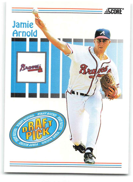 1993 Score #487 Jamie Arnold NM-MT  RC Rookie Atlanta Braves 
