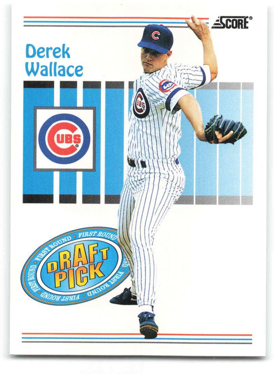 1993 Score #492 Derek Wallace NM-MT  RC Rookie Chicago Cubs 