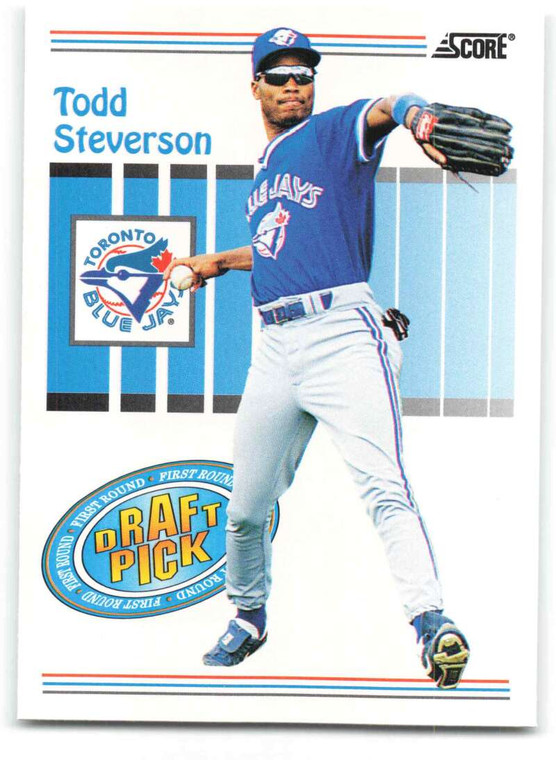 1993 Score #496 Todd Steverson NM-MT  RC Rookie Toronto Blue Jays 