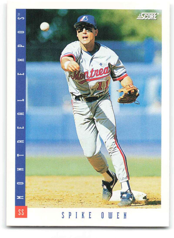 1993 Score #554 Spike Owen NM-MT  Montreal Expos 
