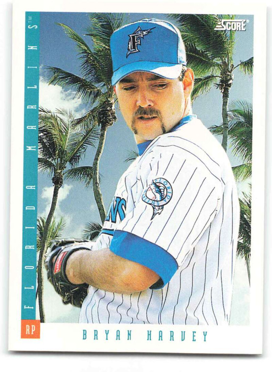 1993 Score #558 Bryan Harvey NM-MT  Florida Marlins 