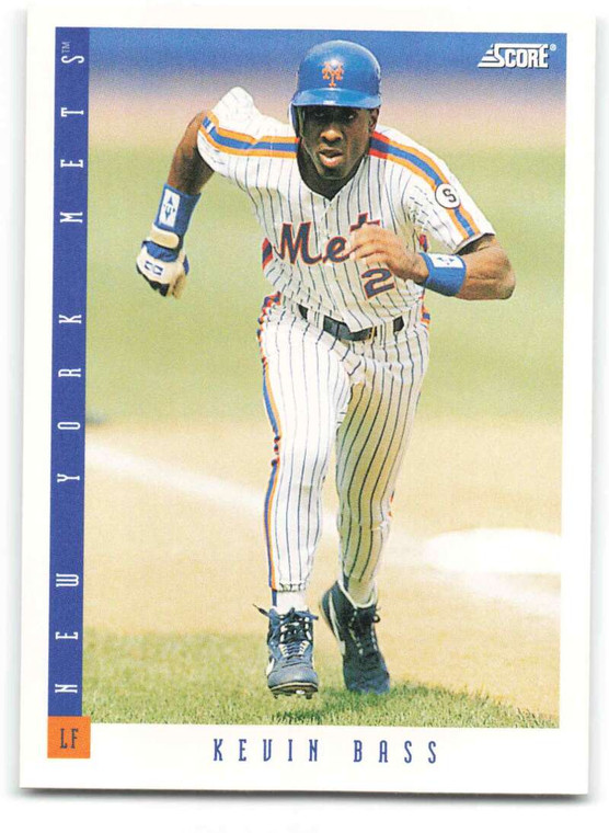 1993 Score #578 Kevin Bass NM-MT  New York Mets 