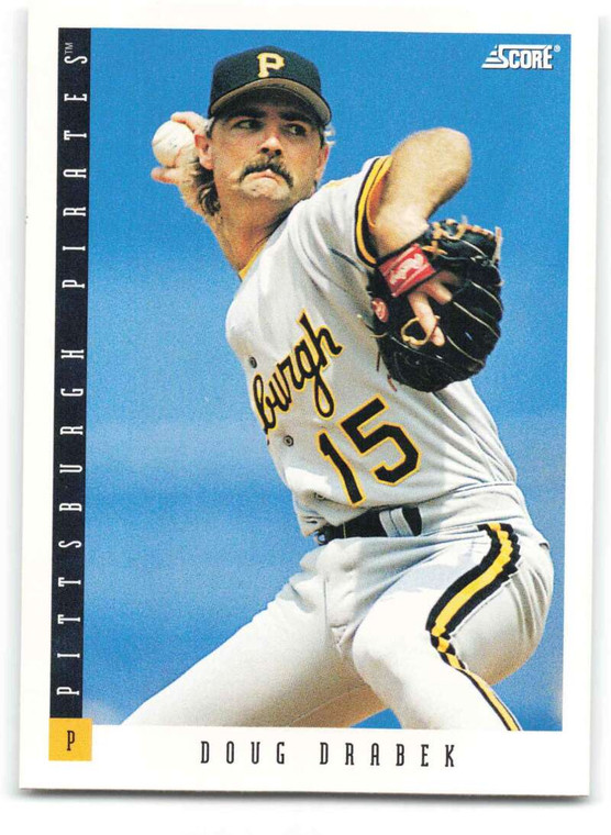 1993 Score #580 Doug Drabek NM-MT  Pittsburgh Pirates 