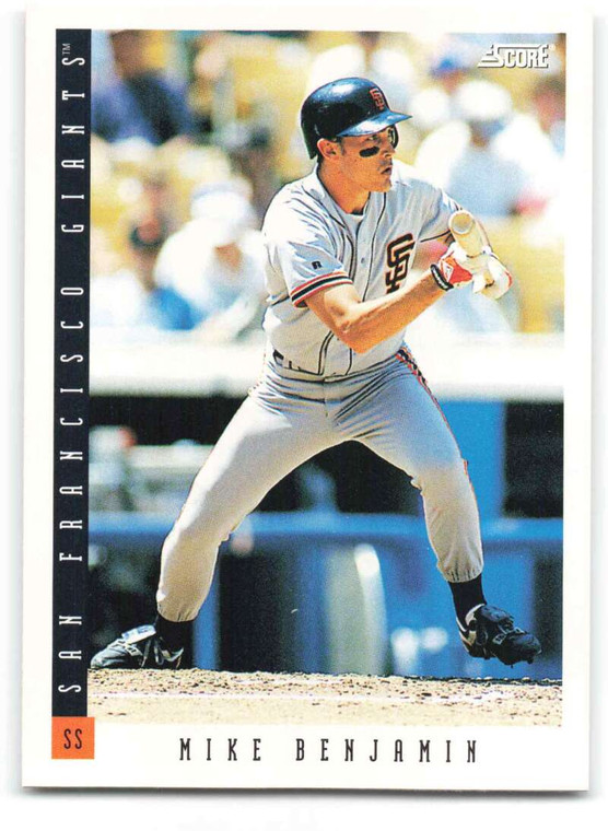 1993 Score #603 Mike Benjamin NM-MT  San Francisco Giants 