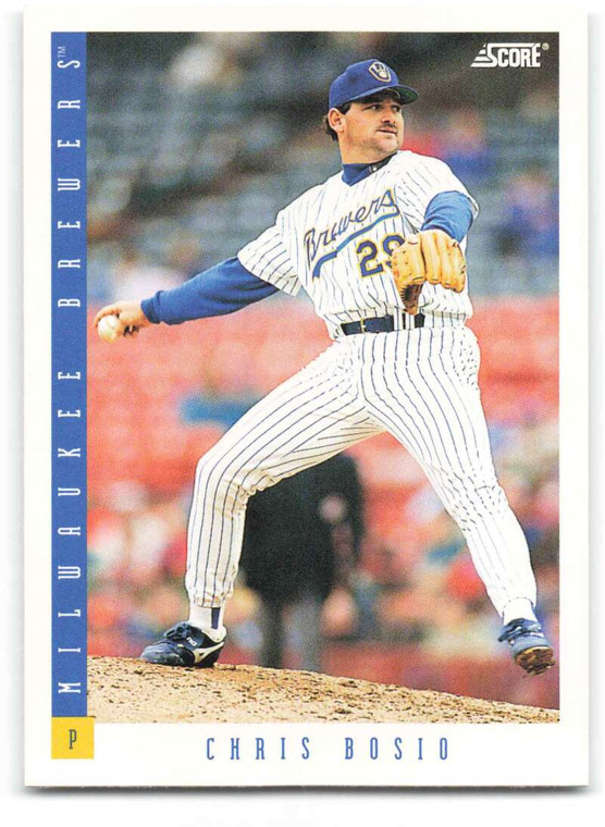 1993 Score #616 Chris Bosio NM-MT  Milwaukee Brewers 