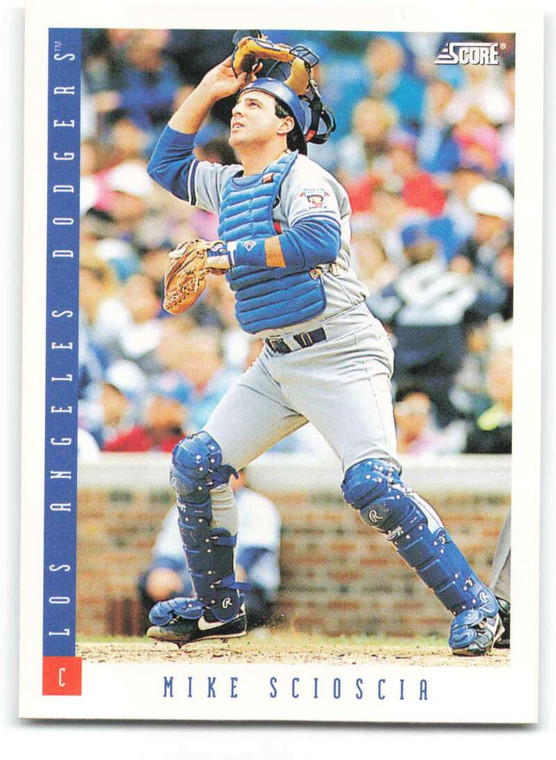 1993 Score #623 Mike Scioscia NM-MT  Los Angeles Dodgers 