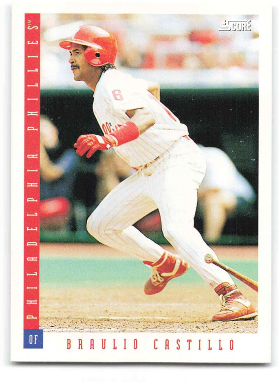 1993 Score #629 Braulio Castillo NM-MT  Philadelphia Phillies 