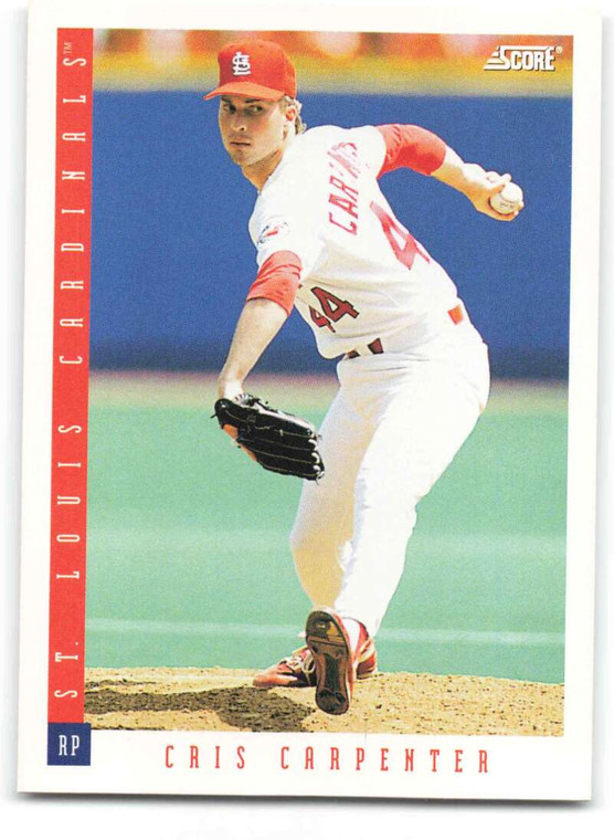 1993 Score #633 Cris Carpenter NM-MT  St. Louis Cardinals 