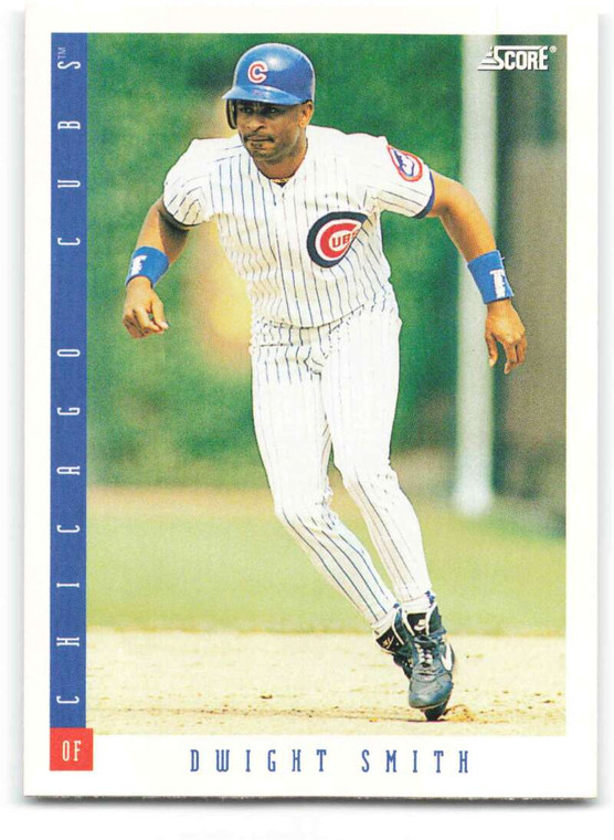1993 Score #637 Dwight Smith NM-MT  Chicago Cubs 