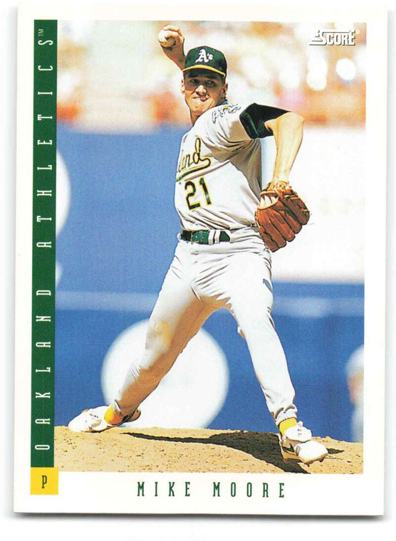 1993 Score #641 Mike Moore NM-MT  Oakland Athletics 