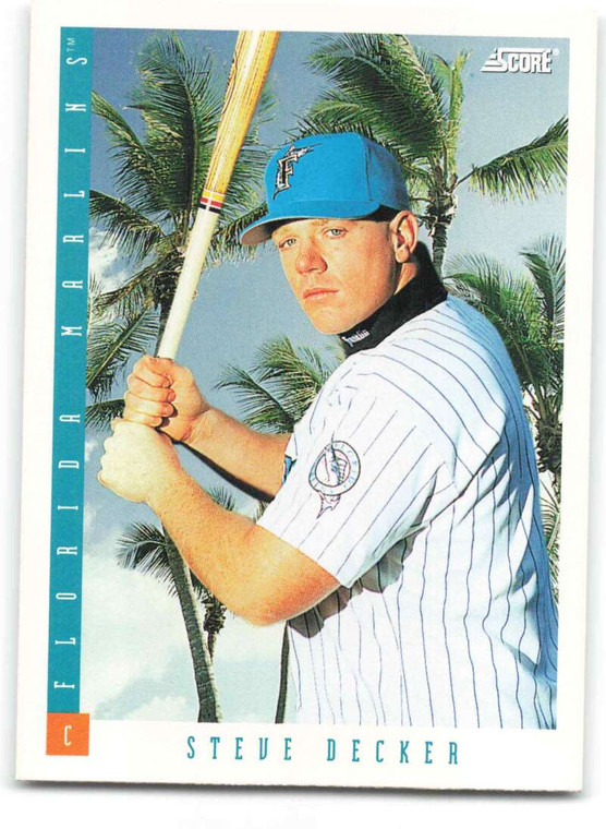 1993 Score #653 Steve Decker NM-MT  Florida Marlins 