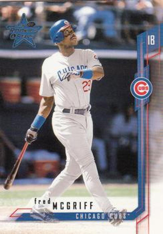 2001 Leaf Rookies & Stars #9 Fred McGriff NM-MT  Chicago Cubs 