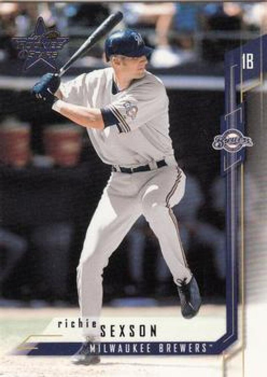 2001 Leaf Rookies & Stars #32 Richie Sexson NM-MT  Milwaukee Brewers 