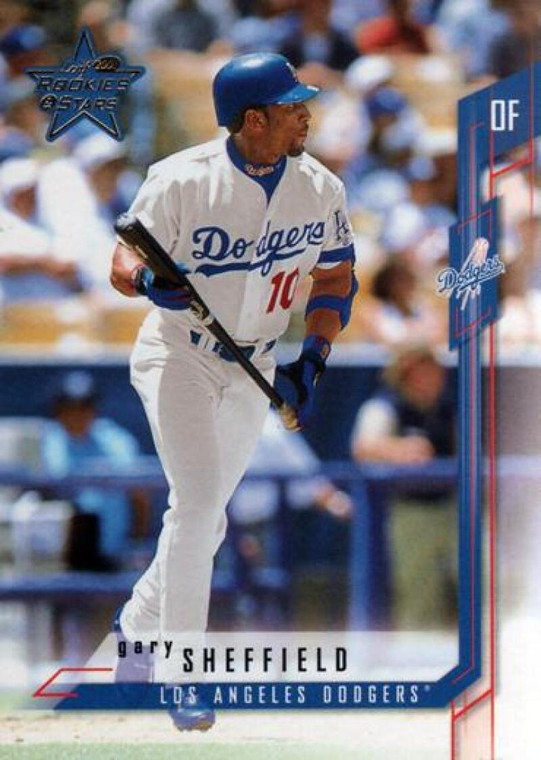2001 Leaf Rookies & Stars #43 Gary Sheffield NM-MT  Los Angeles Dodgers 