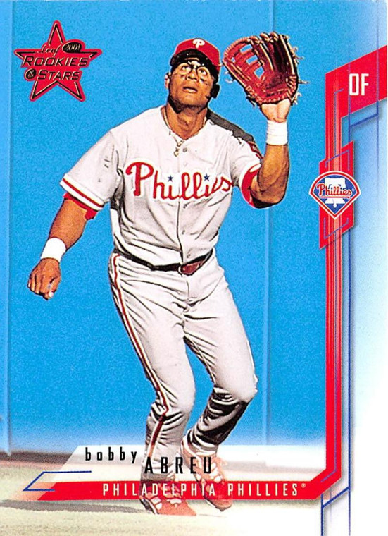 2001 Leaf Rookies & Stars #14 Bobby Abreu NM-MT  Philadelphia Phillies 