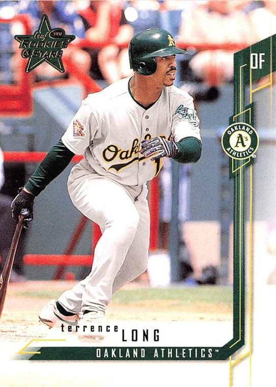 2001 Leaf Rookies & Stars #53 Terrence Long NM-MT  Oakland Athletics 