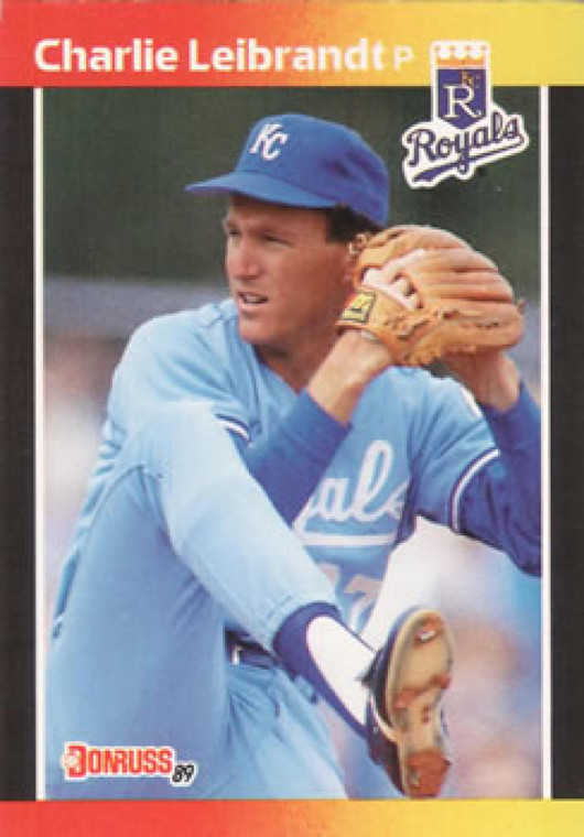 1989 Donruss #89 Charlie Leibrandt NM-MT Kansas City Royals 
