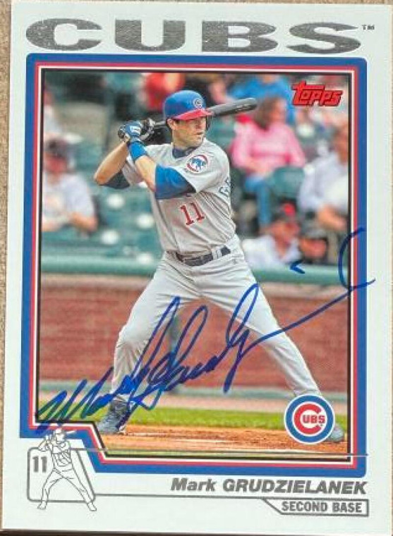 Mark Grudzielanek Autographed 2004 Topps #195