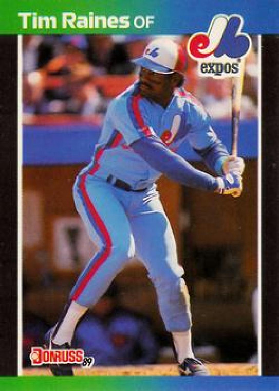 1989 Donruss #97 Tim Raines NM-MT Montreal Expos 