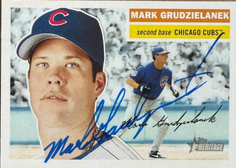 Mark Grudzielanek Autographed 2005 Topps Heritage #430 SP