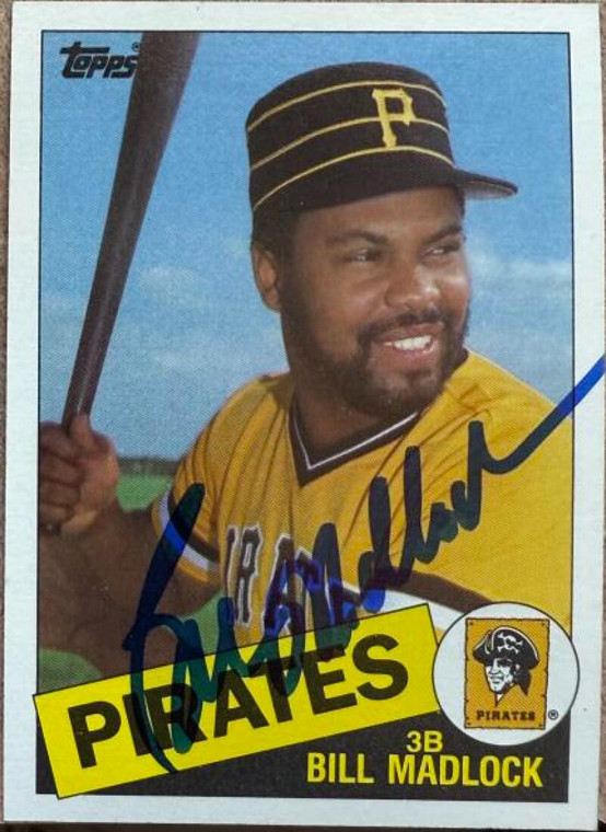 Bill Madlock Autographed 1985 Topps #560 Pittsburgh Pirates Signed Card