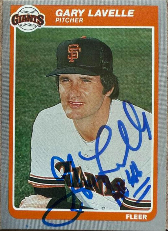Gary Lavelle Autographed 1985 Fleer #613