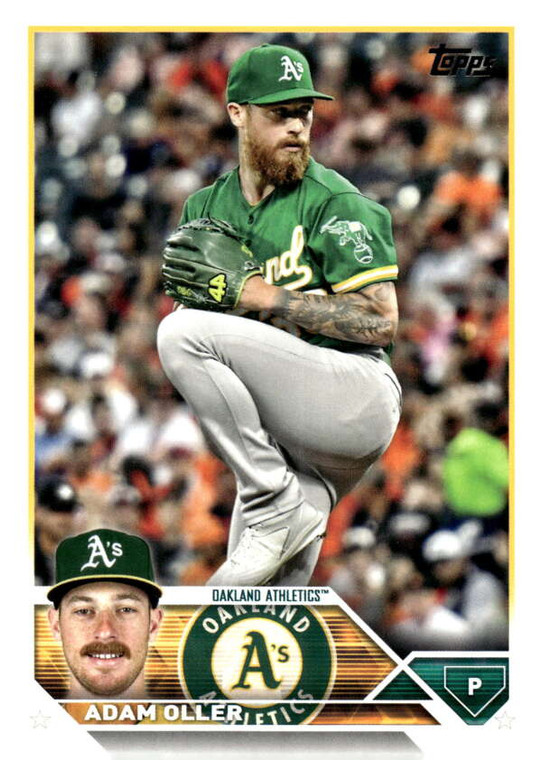 2023 Topps #542 Adam Oller NM-MT  Oakland Athletics 