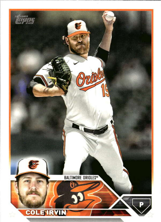 2023 Topps #408 Cole Irvin NM-MT  Baltimore Orioles 