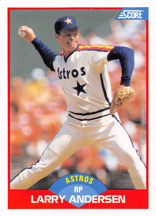 1989 Score #523 Larry Andersen VG Houston Astros 