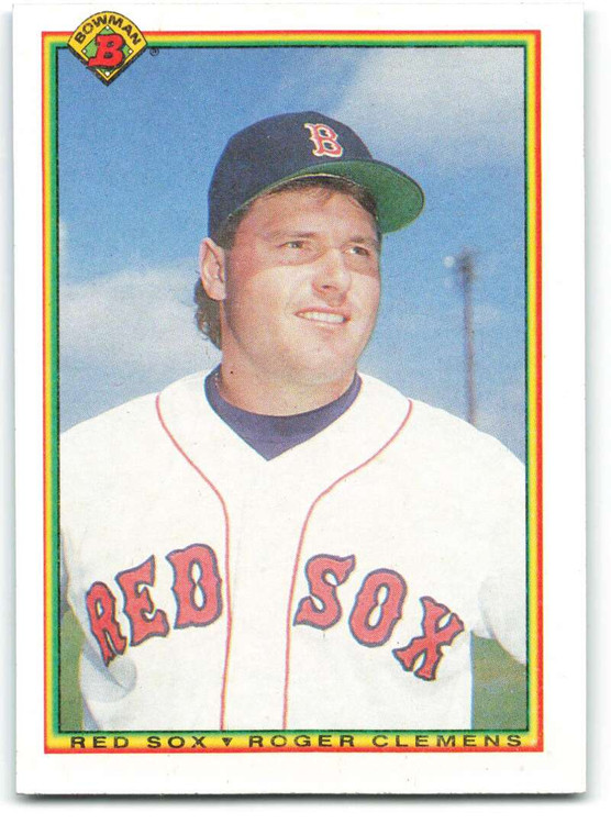 1990 Bowman #268 Roger Clemens VG Boston Red Sox 