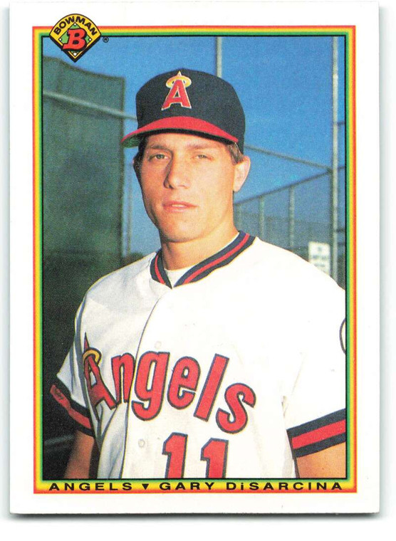 1990 Bowman #290 Gary DiSarcina VG RC Rookie California Angels 