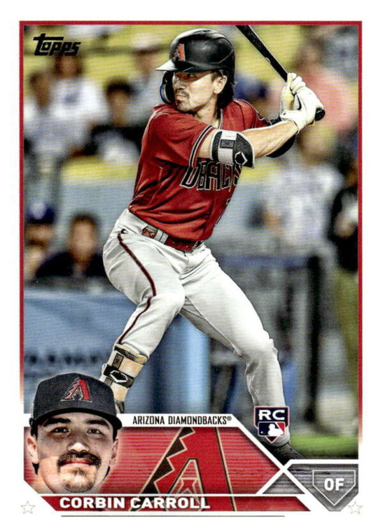 2023 Topps #401 Corbin Carroll NM-MT  RC Rookie Arizona Diamondbacks 