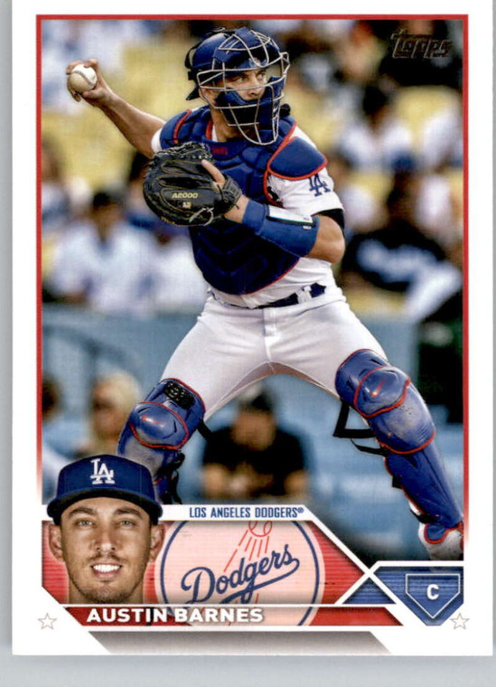 2023 Topps #588 Austin Barnes NM-MT  Los Angeles Dodgers 