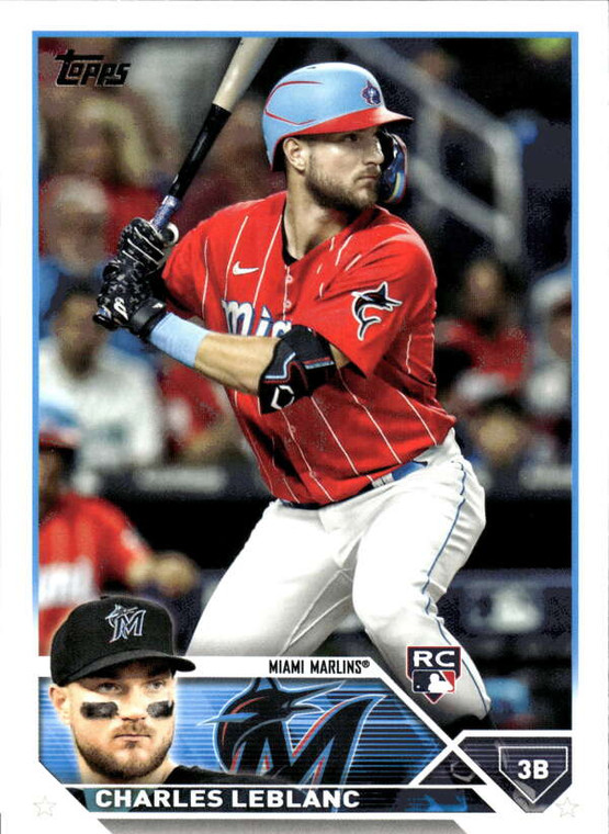2023 Topps #446 Charles Leblanc NM-MT  RC Rookie Miami Marlins 