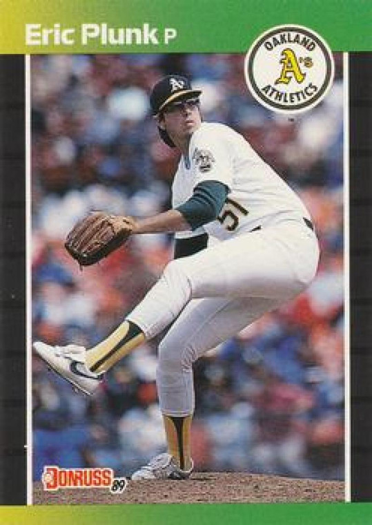 1989 Donruss #125 Eric Plunk NM-MT Oakland Athletics 