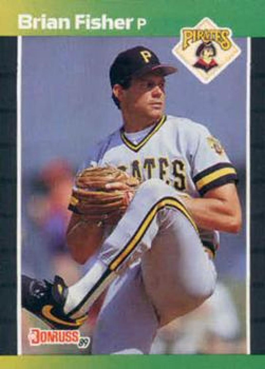 1989 Donruss #126 Brian Fisher NM-MT Pittsburgh Pirates 